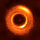 Planetary nursery around young star, ALMA image