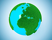 Green Earth, conceptual illustration