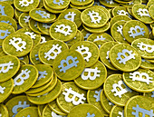 Bitcoins, illustration
