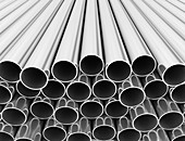 Metal pipes, illustration