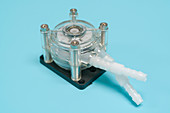 Microfluidic peristaltic water pump