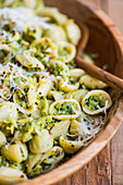 Orecchiette with broccoli and Parmesan