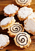 Coconut and pineapple biscuits