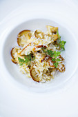 Risotto with Caesar's mushrooms and chervil