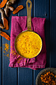 Carrot and turmeric soup