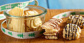 Anise biscuits with icing for Christmas