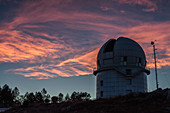 Clouds at sunset over Yunnan Astronomical Observatory