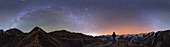 Milky Way over Mount Balang, China