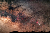 Central Milky Way in winter