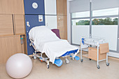 Maternity ward hospital bed