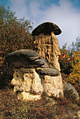 Rock formations, Villar San Costanzo, Piedmont, Italy