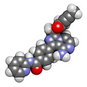 Acalabrutinib cancer drug molecule