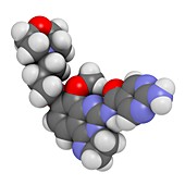 Copanlisib cancer drug molecule
