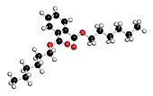 Di-n-hexyl phthalate molecule