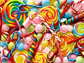 Sweets and candy canes