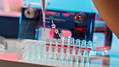 Pipetting sample