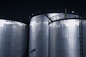 Industrial fuel storage tanks