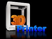 3D printer, illustration