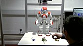 Robot research to help children with autism