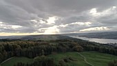 Aerial above Lake Constance