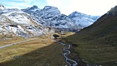 Julier Pass, Switzerland, drone footage