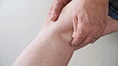 Man with painful knee