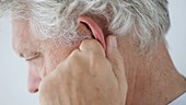 Man with painful ear