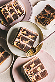 Moerkoffie cake (marbled coffee cake, South Africa)