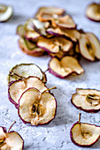 Dried apple chips