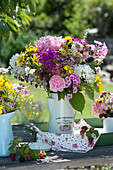 Colourful bouquets from the cottage garden