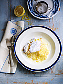 Lemon delicious, feiner Zitronenpudding