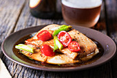 Tilapia with sweet and sour vegetable