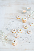 Canestrelli (almond cookies for Christmas, Italy)