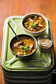 Beef and lentil soup