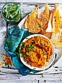 Creamy carrot and miso Dip