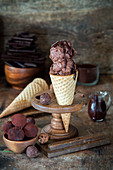 Chocolate truffle ice cream