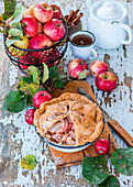 Deep Dish Applepie (Apfelkuchen, USA)