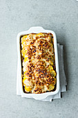 Cheap potato and minced meat bake