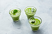 Green avocado smoothie
