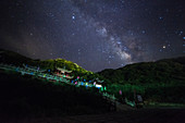 Milky Way over Gufo cave, China