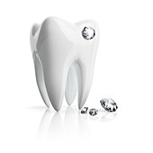 Tooth piercing, illustration