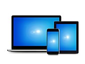 Blue screens on digital devices