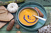 Autumnal pumpkin soup