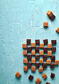 Chickpea fudge with dates. hiney and nut butter