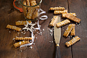 Biscuits with nib sugar (Christmas)