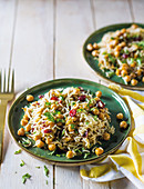 Chickpea and cranberry rice