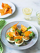 Mexican devilled eggs