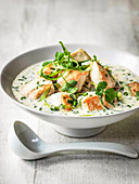 Stir Fried Chicken with lime and coconut milk