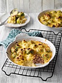 Brussels sprouts and meatball bake from Grevenbroiche, North-Rhine Westphalia, Germany