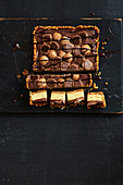 Schokoladenpie mit Snickers